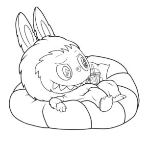 Lounging Labubu
