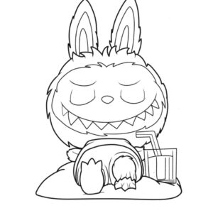 Beach Labubu