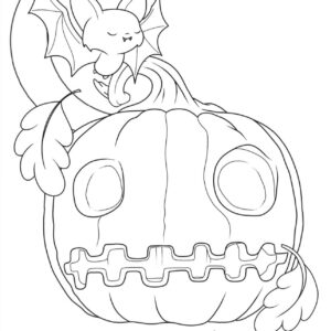 Bat Jack-O-Lantern