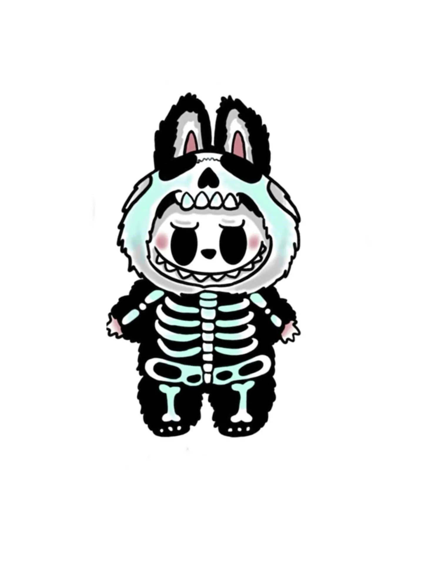 Skeleton Labubu