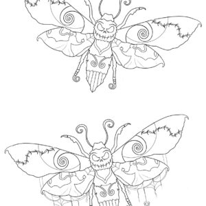 Jack Skellington Moth