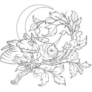 Owl & Mouse